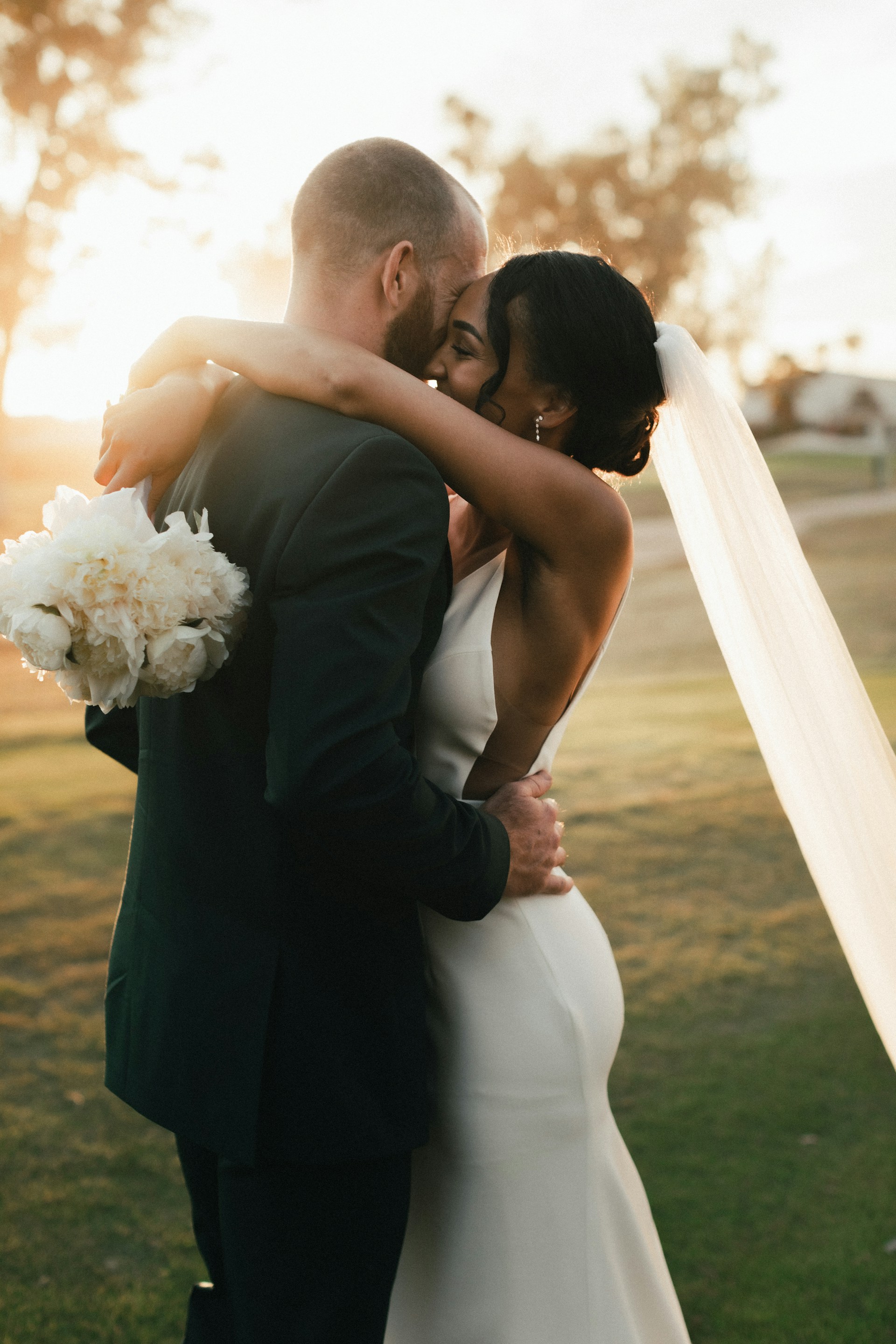 Beautiful Black couple wedding